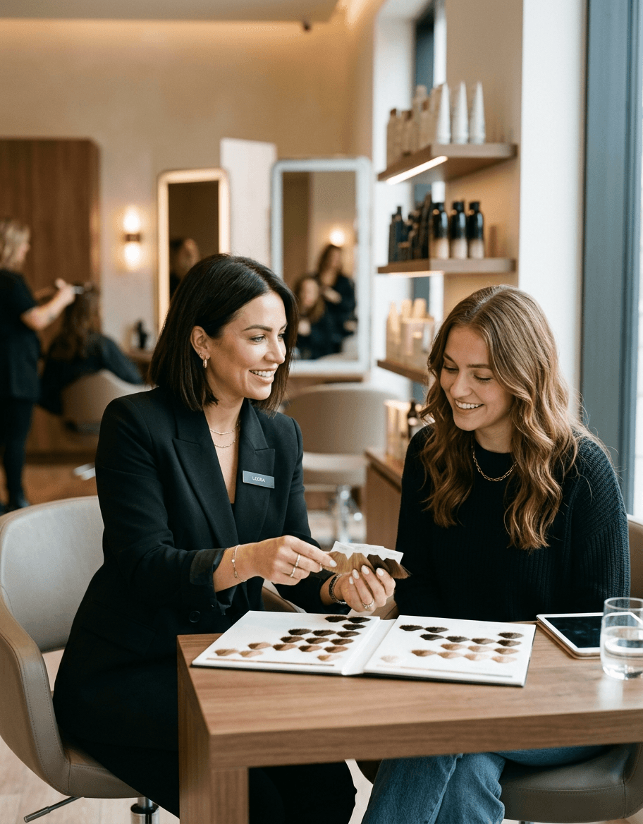 Hair system installation expert at True Hair