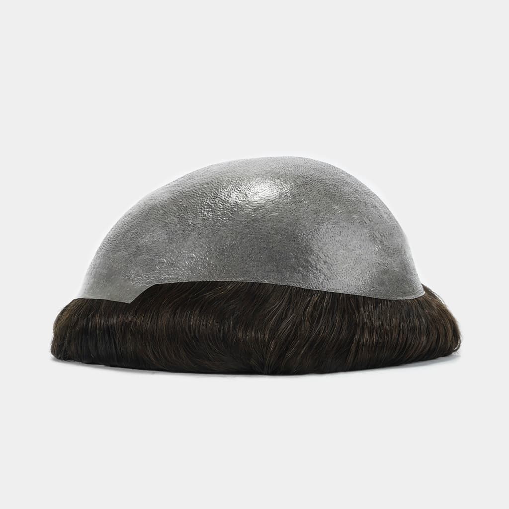 B-HS1MC Thin Skin Hair System Toupee Wholesale With 110% Density | OFF STANDARD
